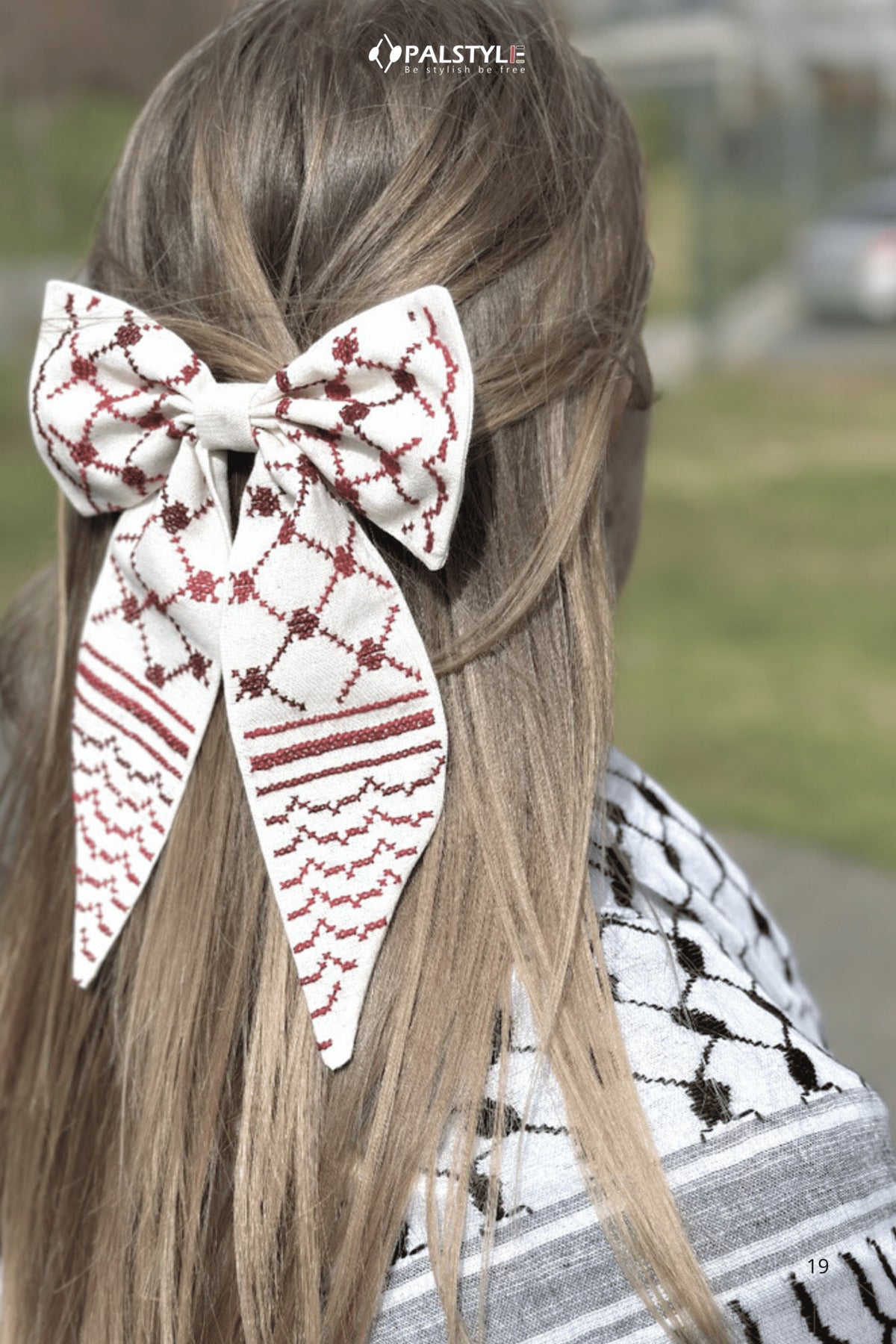 Keffiyeh Butterfly Hairpin by Palstyle48
