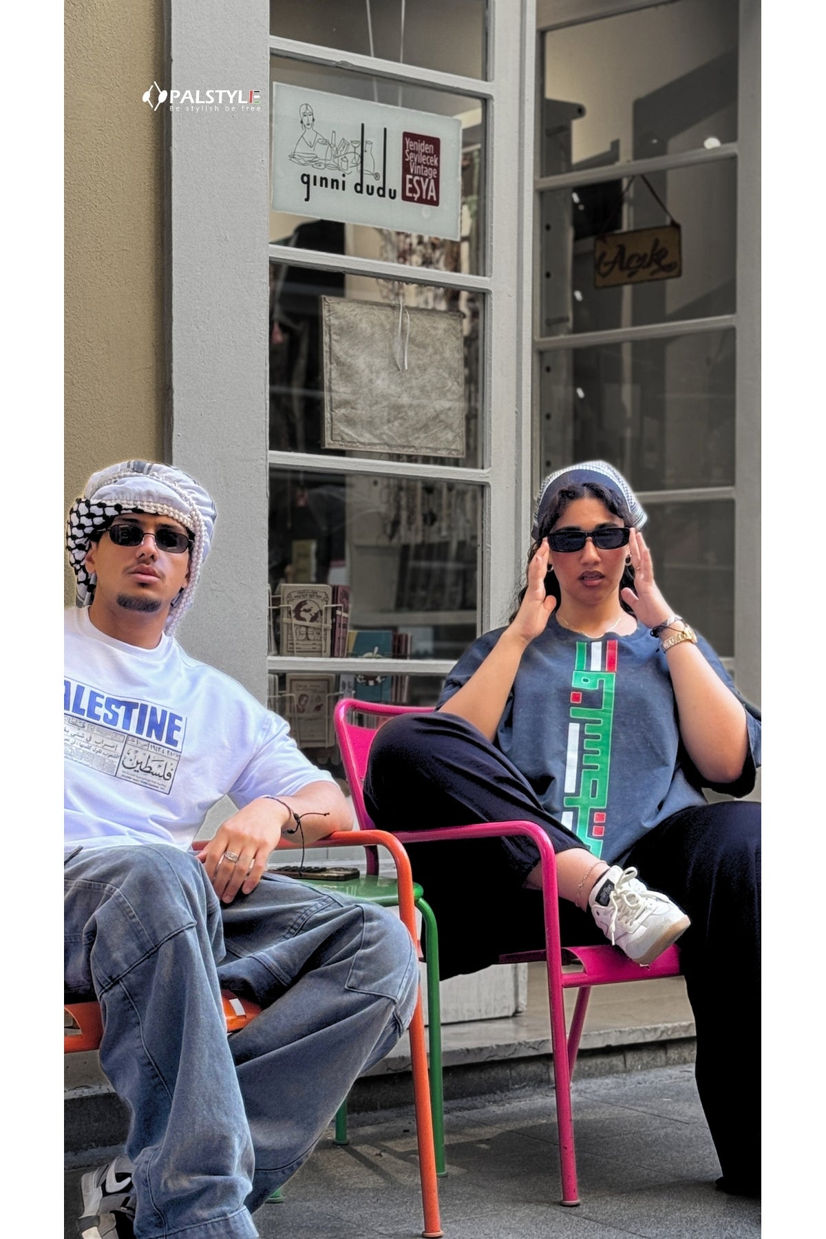 PalStyle48 Oversized Palestine Tee - Cotton Short Sleeve by Palstyle48