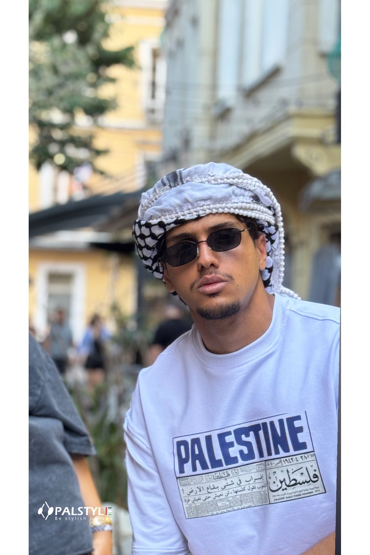 Palestine Print Oversized Men's Tee by Palstyle48