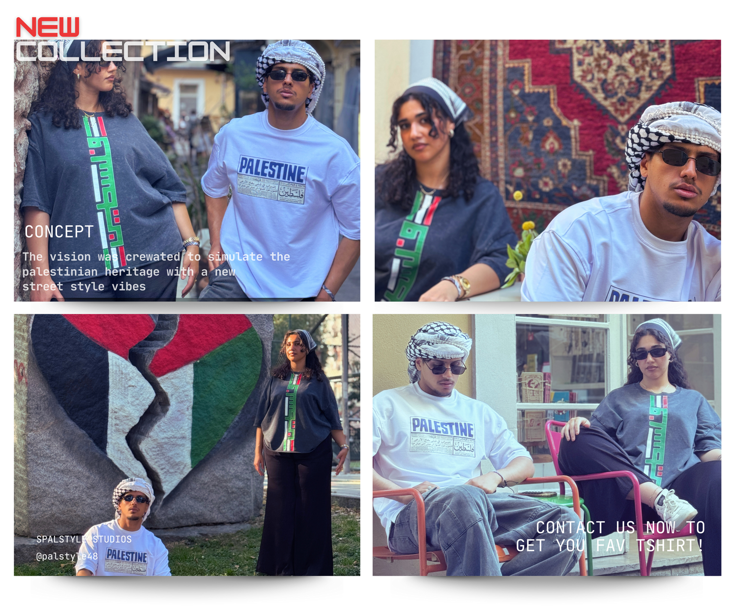 Palestine Newspaper Print Oversized T-Shirt | Resistance Chronicle Edition 2026