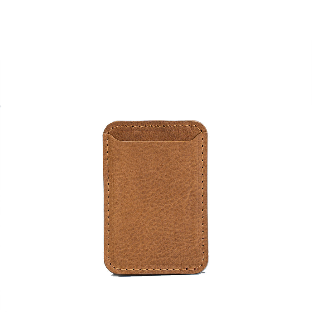 Full Grain Leather MagSafe Wallet Classic Holds Cards