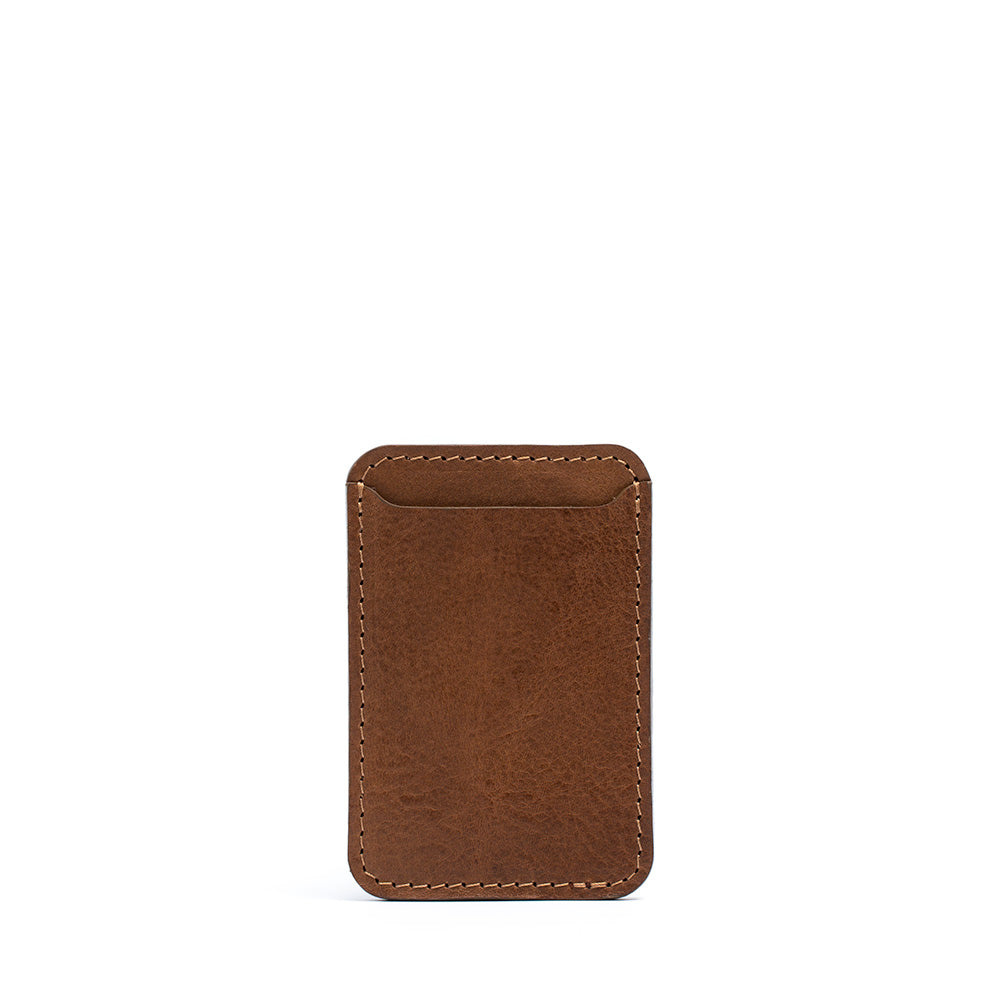 Full Grain Leather MagSafe Wallet Classic Holds Cards