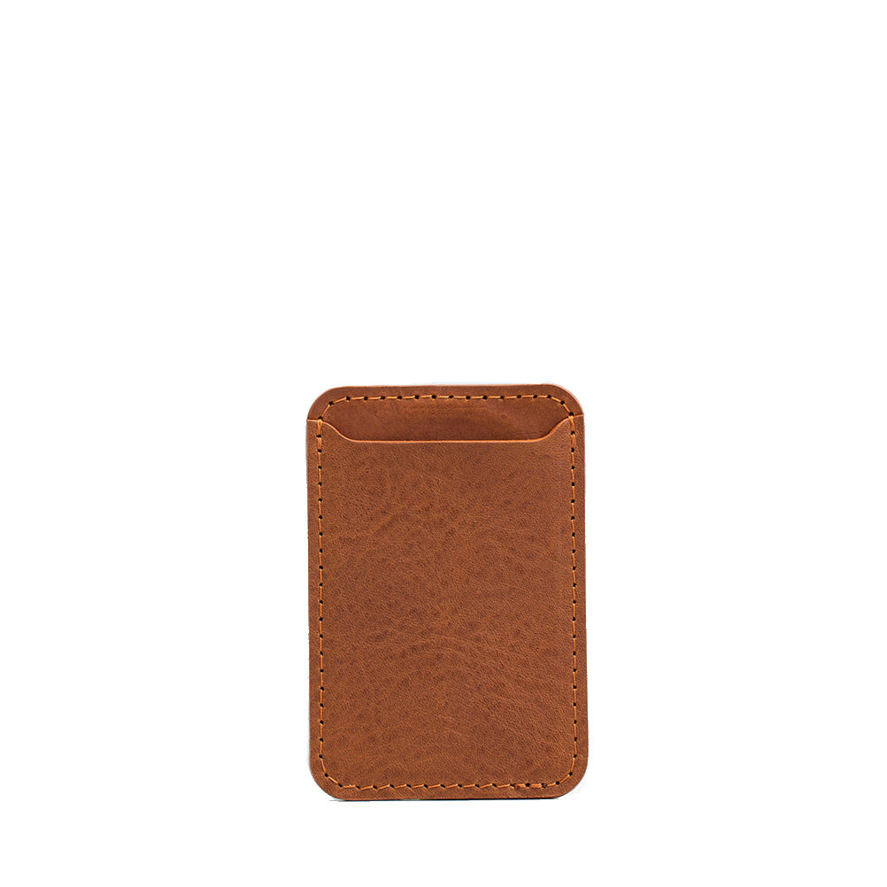 Full Grain Leather MagSafe Wallet Classic Holds Cards