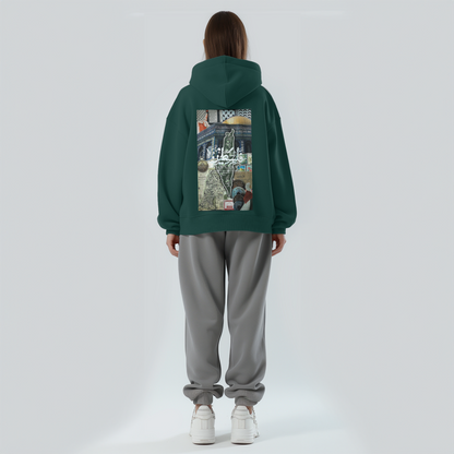 Jerusalem Heritage Oversize Hoodie - Palestine Map Design