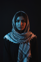 Authentic Palestinian Keffiyeh – Handwoven Original Cotton Scarf - 130x130 CM