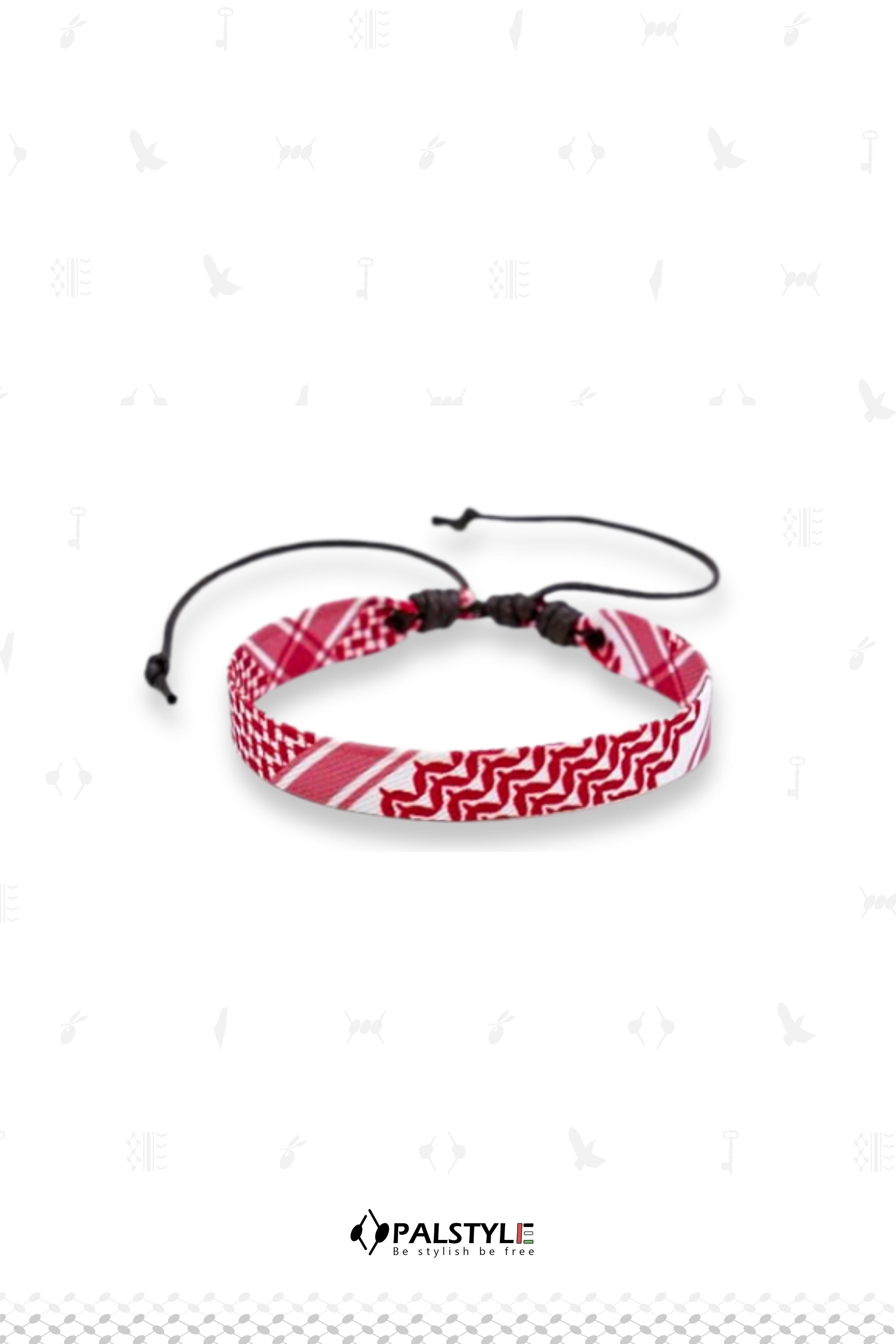 Keffiyeh Bracelet – Handmade Palestinian Heritage Wristband | PALSTYLE