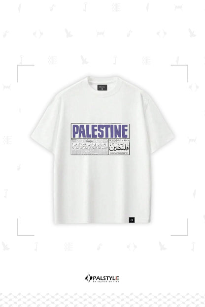 Palestine Print Oversized Men's Tee by Palstyle48