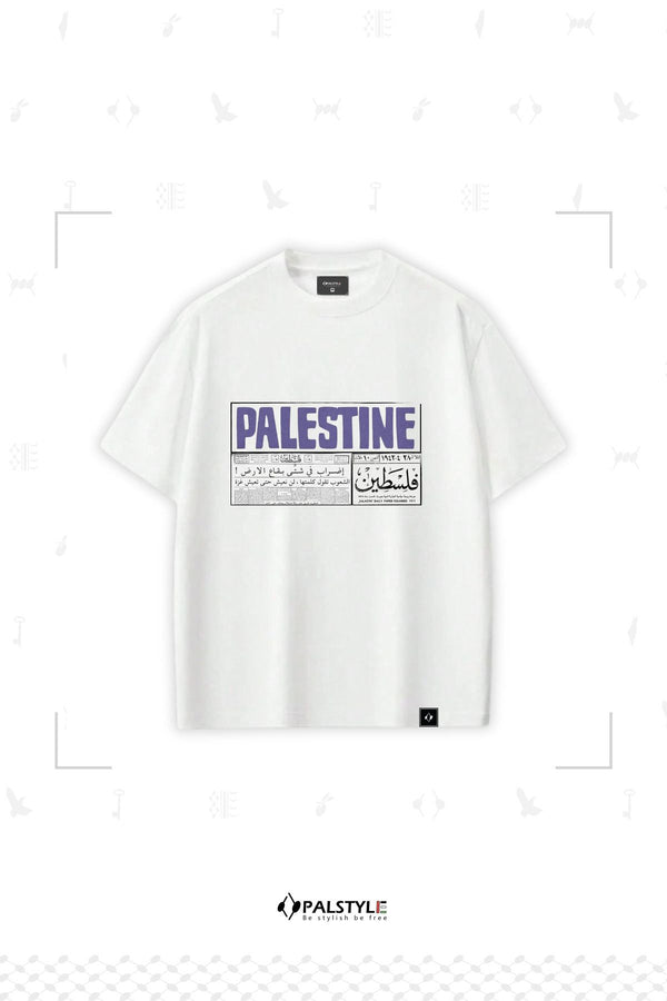 Palestine Print Oversized Men's Tee by Palstyle48