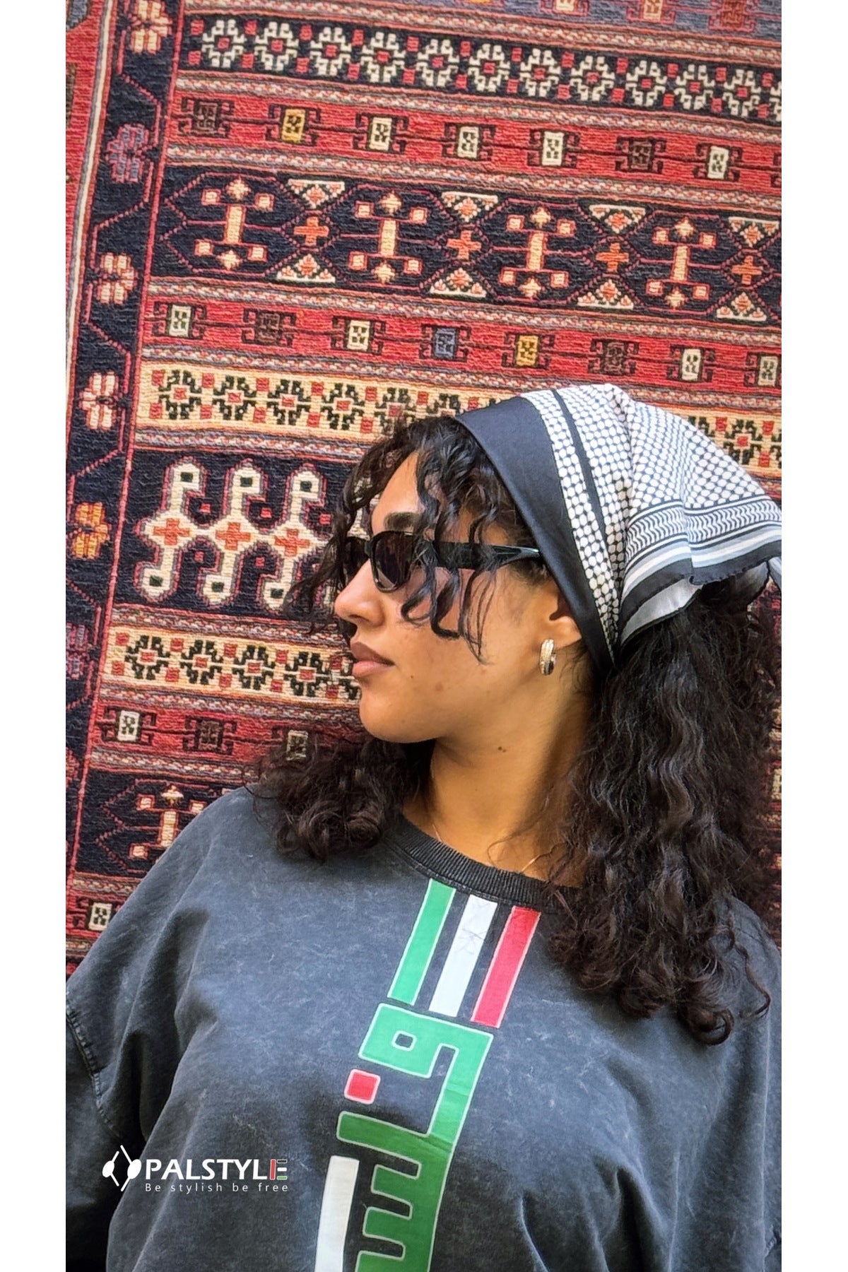 PalStyle48 Oversized Palestine Tee - Cotton Short Sleeve by Palstyle48