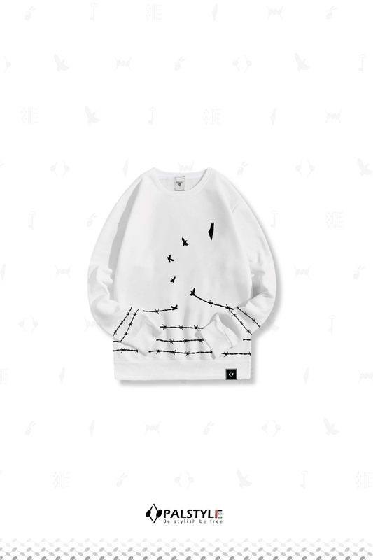 Freedom Flight Sweatshirt – Palestinian Dove Oversize Unisex