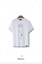 Brain & Heart Palestine T-Shirt – Unisex Oversized Keffiyeh Design