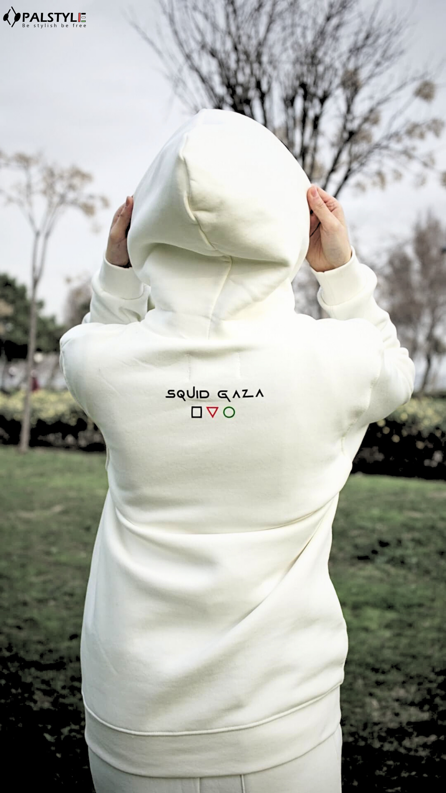 GAZA SQUAD Oversize Hoodie - Palestinian Unity Streetwear | Unisex