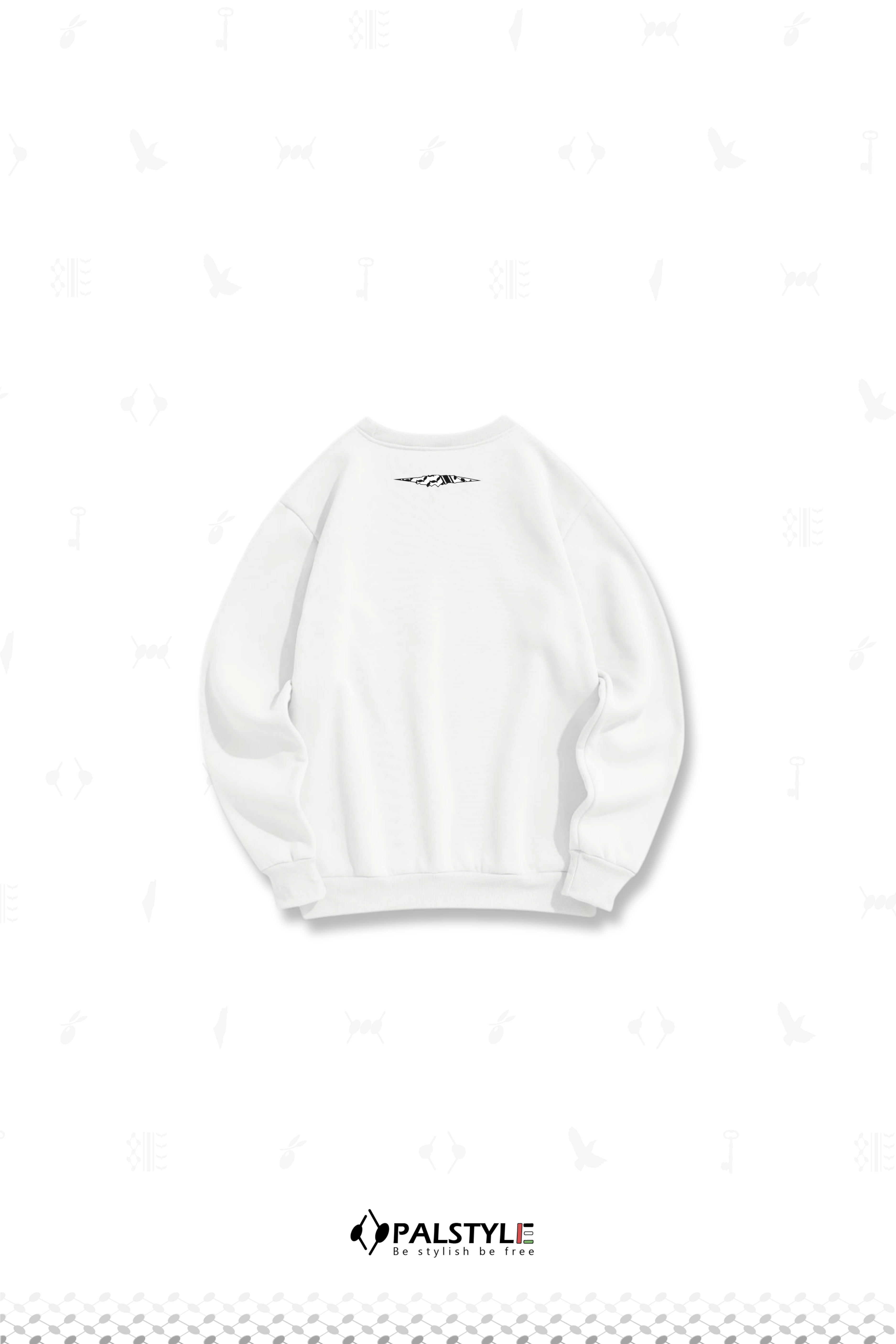 Palestinian Claw Marks Organic Cotton Sweatshirt