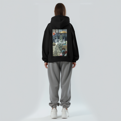 Jerusalem Heritage Oversize Hoodie - Palestine Map Design