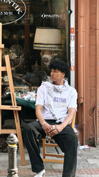Palestine Newspaper Print Oversized T-Shirt | Resistance Chronicle Edition 2026