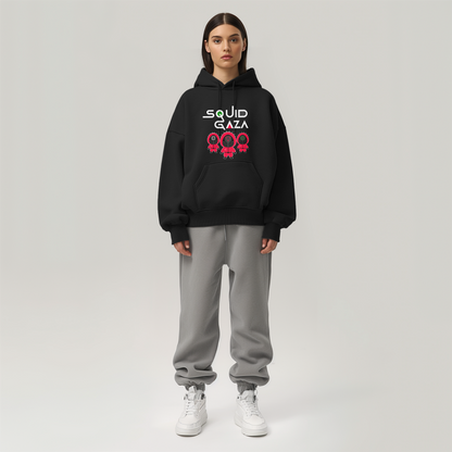 GAZA SQUAD Oversize Hoodie - Palestinian Unity Streetwear | Unisex