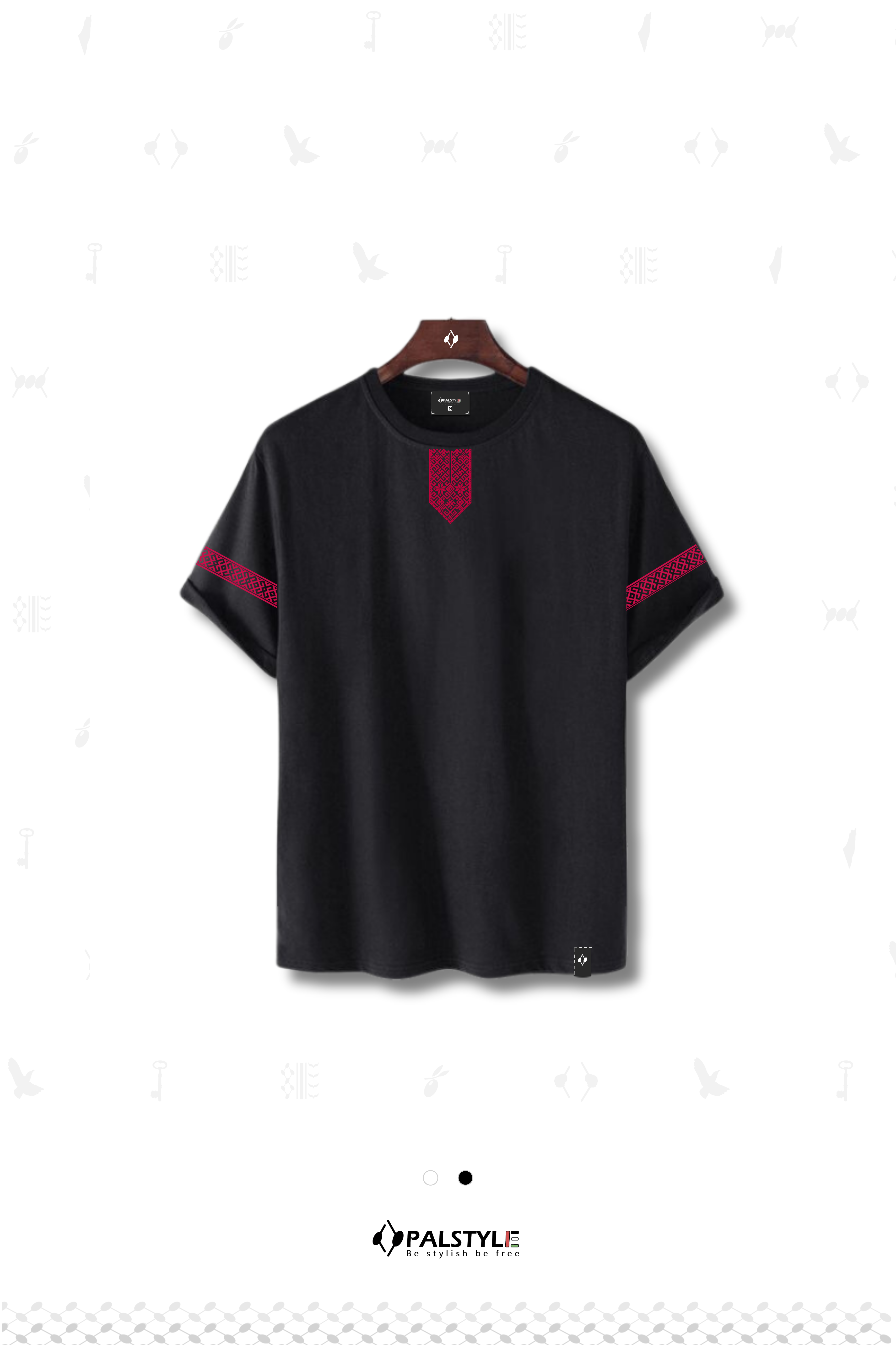 Palestinian Embroidered T-Shirt - Heritage & Style