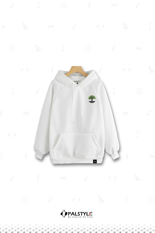 Palestinian Olive Tree Heritage Oversize Hoodie - Spirit of Gaza