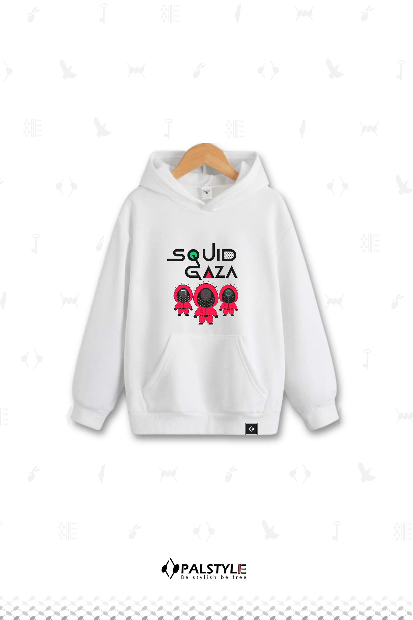 GAZA SQUAD Oversize Hoodie - Palestinian Unity Streetwear | Unisex