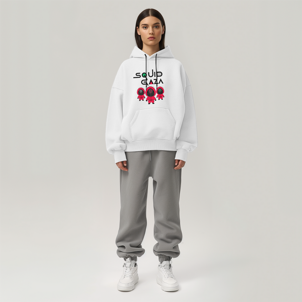 GAZA SQUAD Oversize Hoodie - Palestinian Unity Streetwear | Unisex