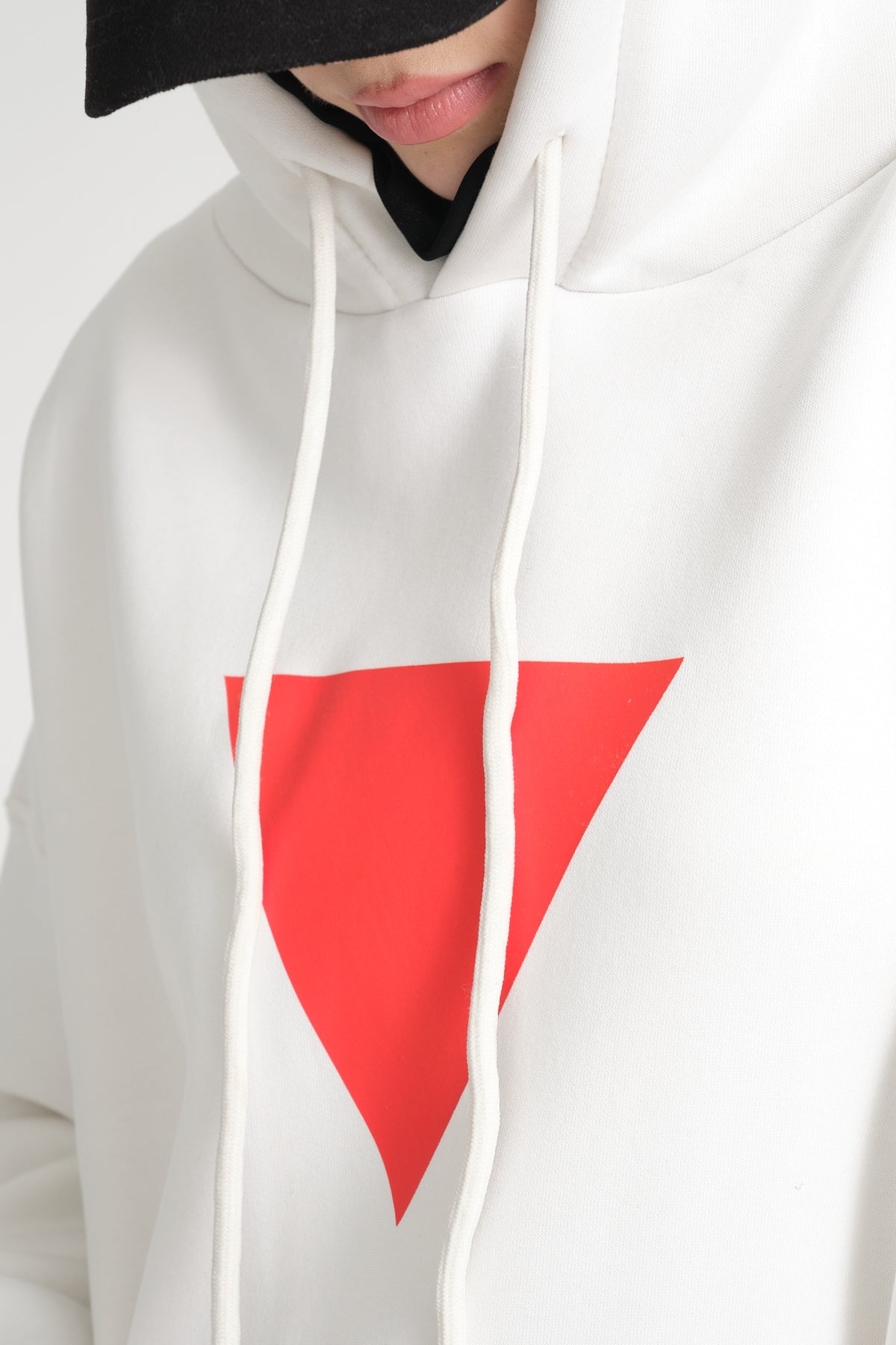 Spirit of Gaza Oversized Hoodie | Red Triangle Palestinian Resistance Symbol