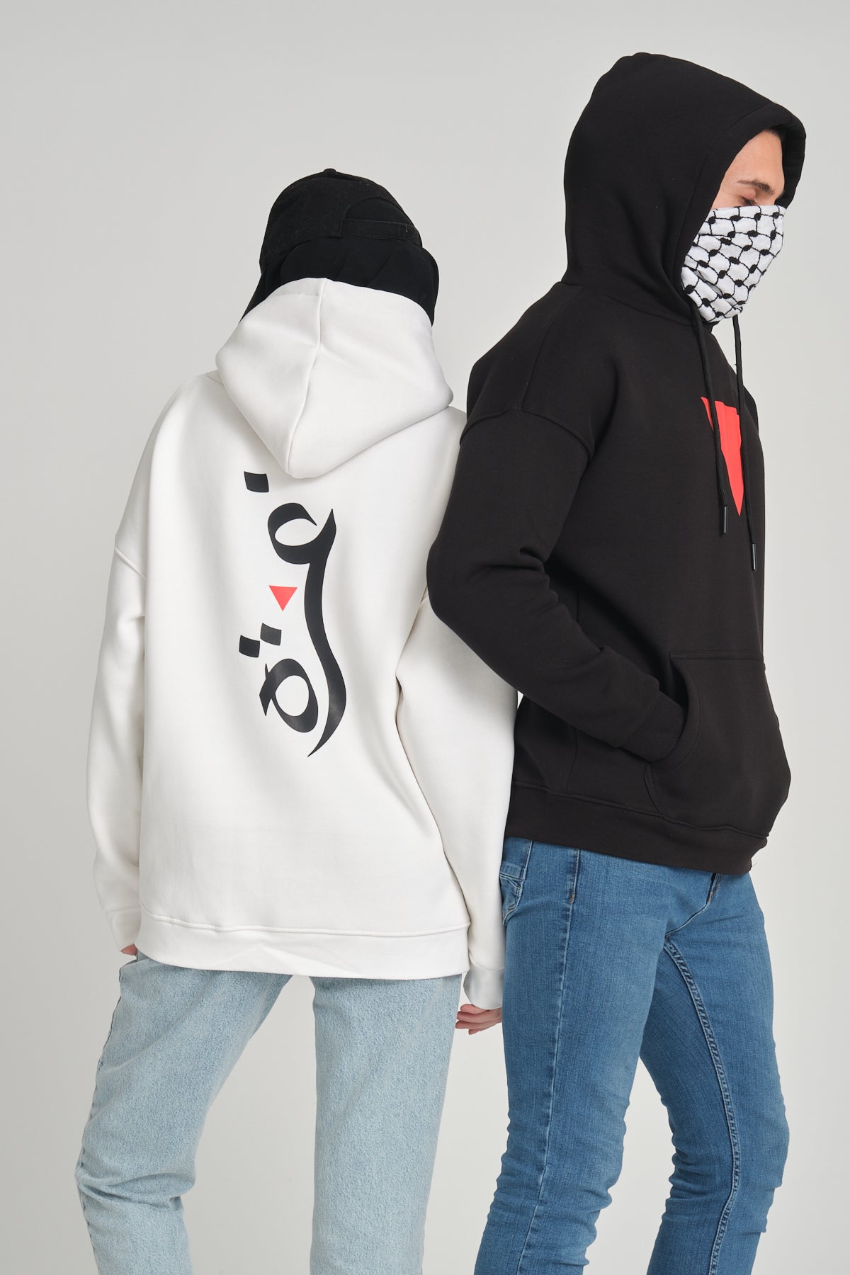 Spirit of Gaza Oversized Hoodie | Red Triangle Palestinian Resistance Symbol
