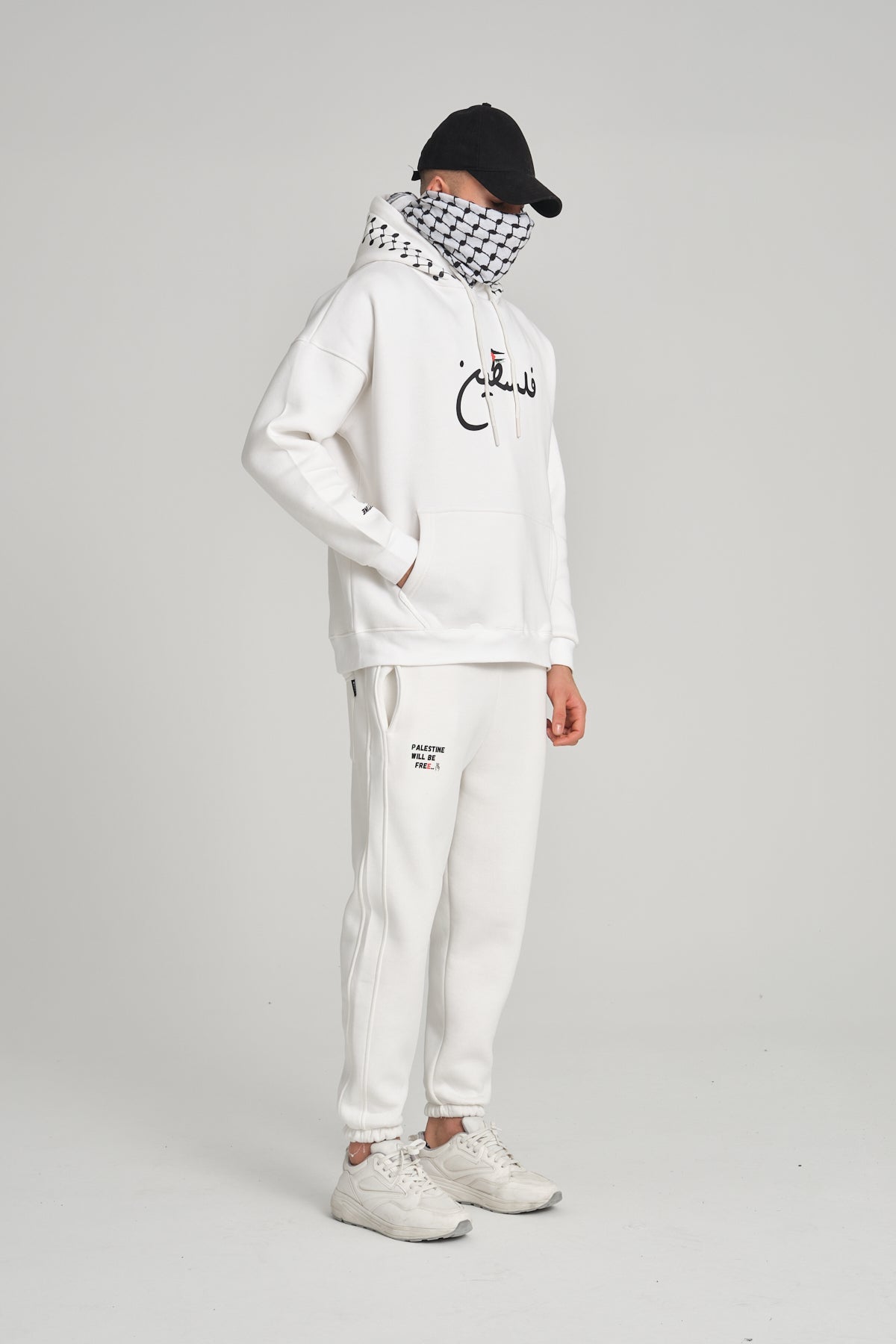 Palestinian Heritage Tracksuit Set – Oversize Hoodie & Jogger Pants Unisex