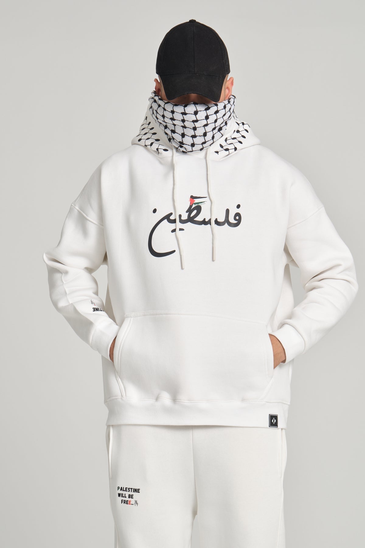 Palestinian Heritage Tracksuit Set – Oversize Hoodie & Jogger Pants Unisex