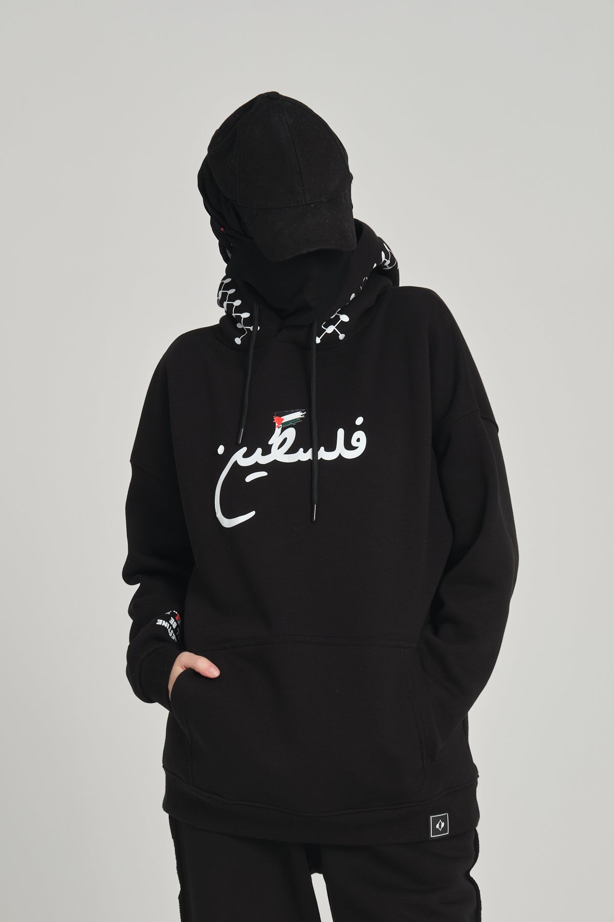 Palestinian Heritage Tracksuit Set – Oversize Hoodie & Jogger Pants Unisex