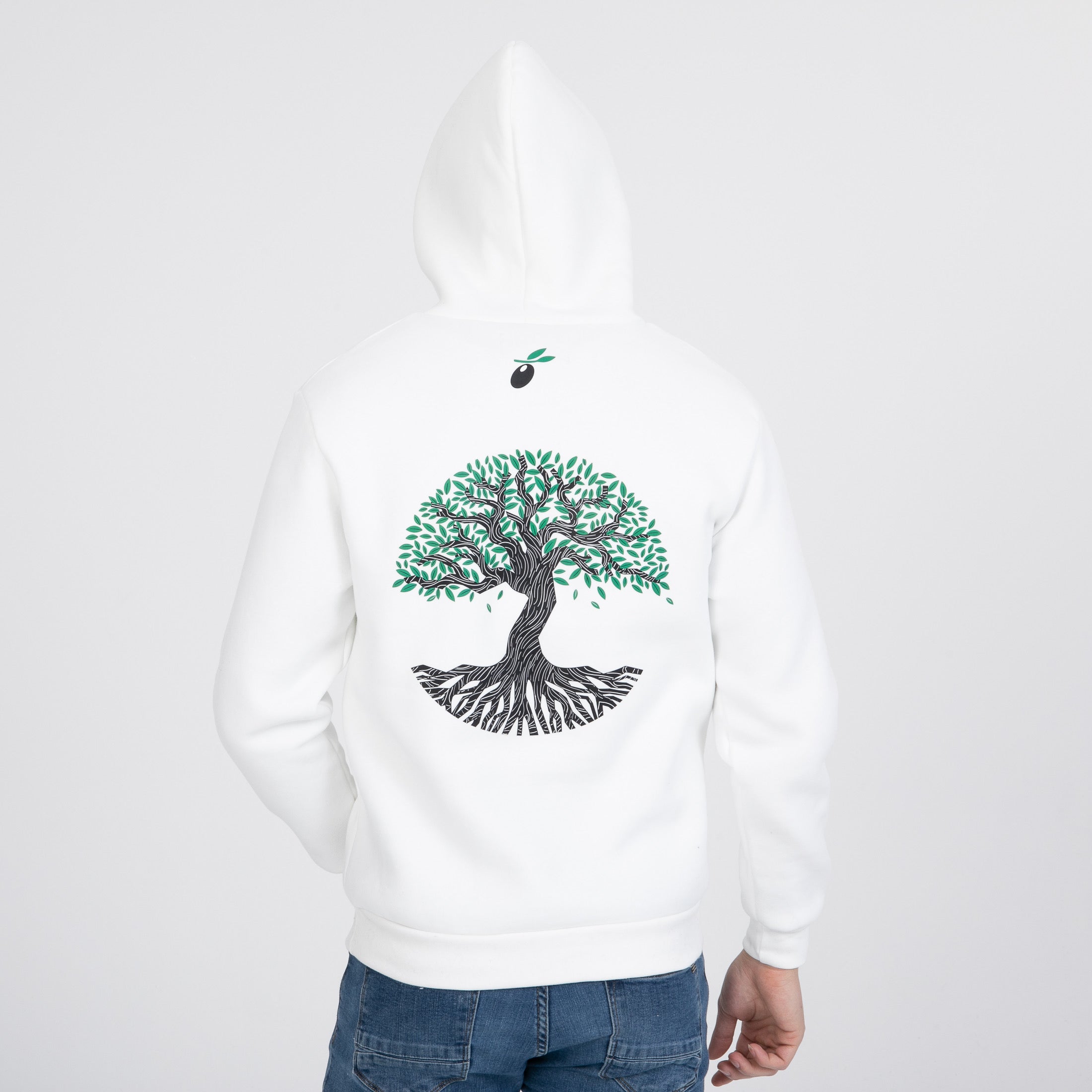 Palestinian Olive Tree Heritage Oversize Hoodie - Spirit of Gaza
