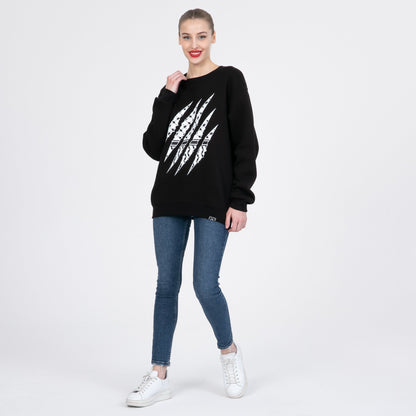 Palestinian Keffiyeh Sweatshirt – Freedom Claw Unisex Oversize Design