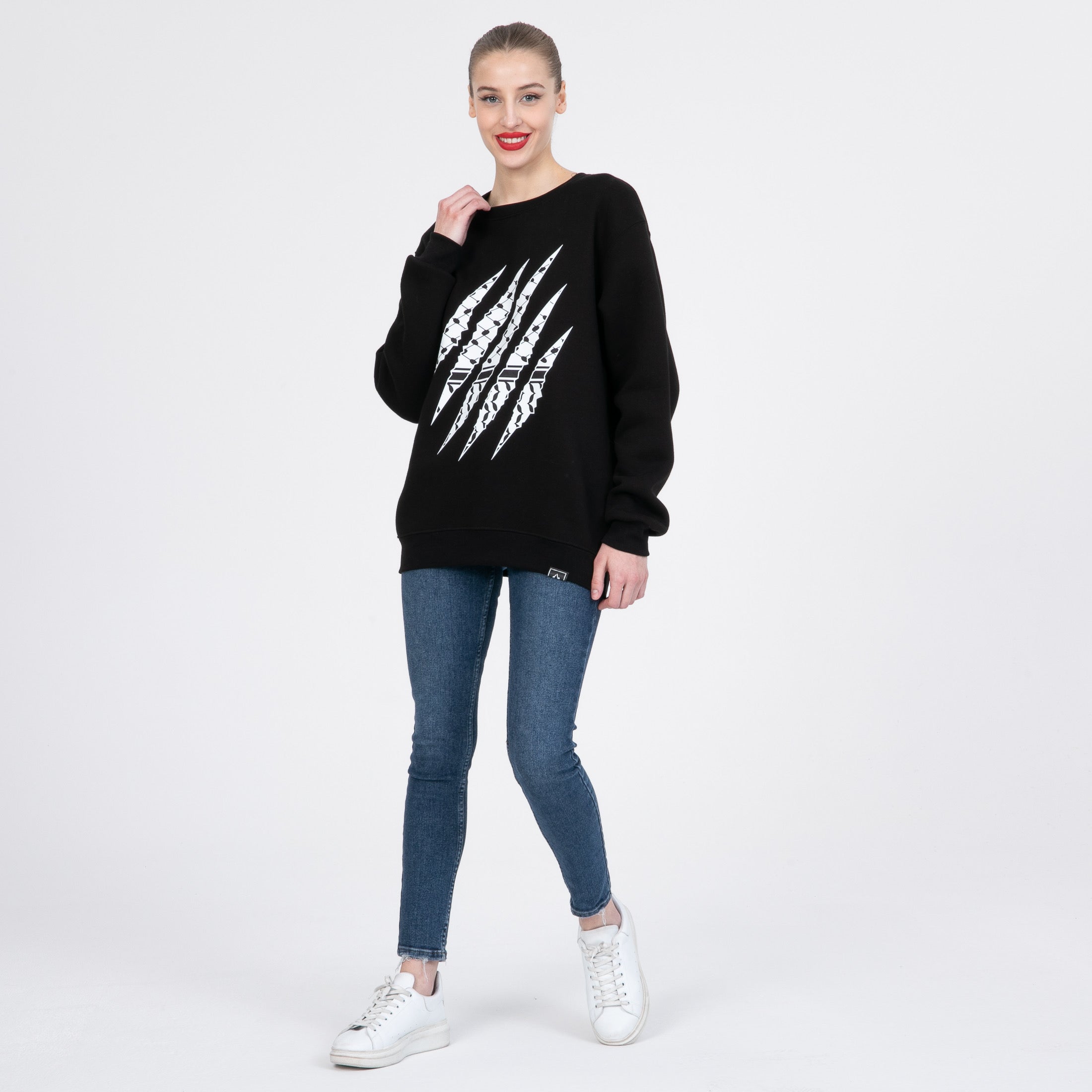 Palestinian Claw Marks Organic Cotton Sweatshirt