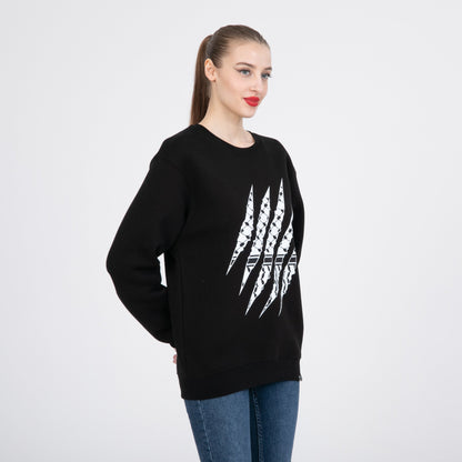 Palestinian Keffiyeh Sweatshirt – Freedom Claw Unisex Oversize Design