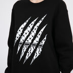 Palestinian Claw Marks Organic Cotton Sweatshirt
