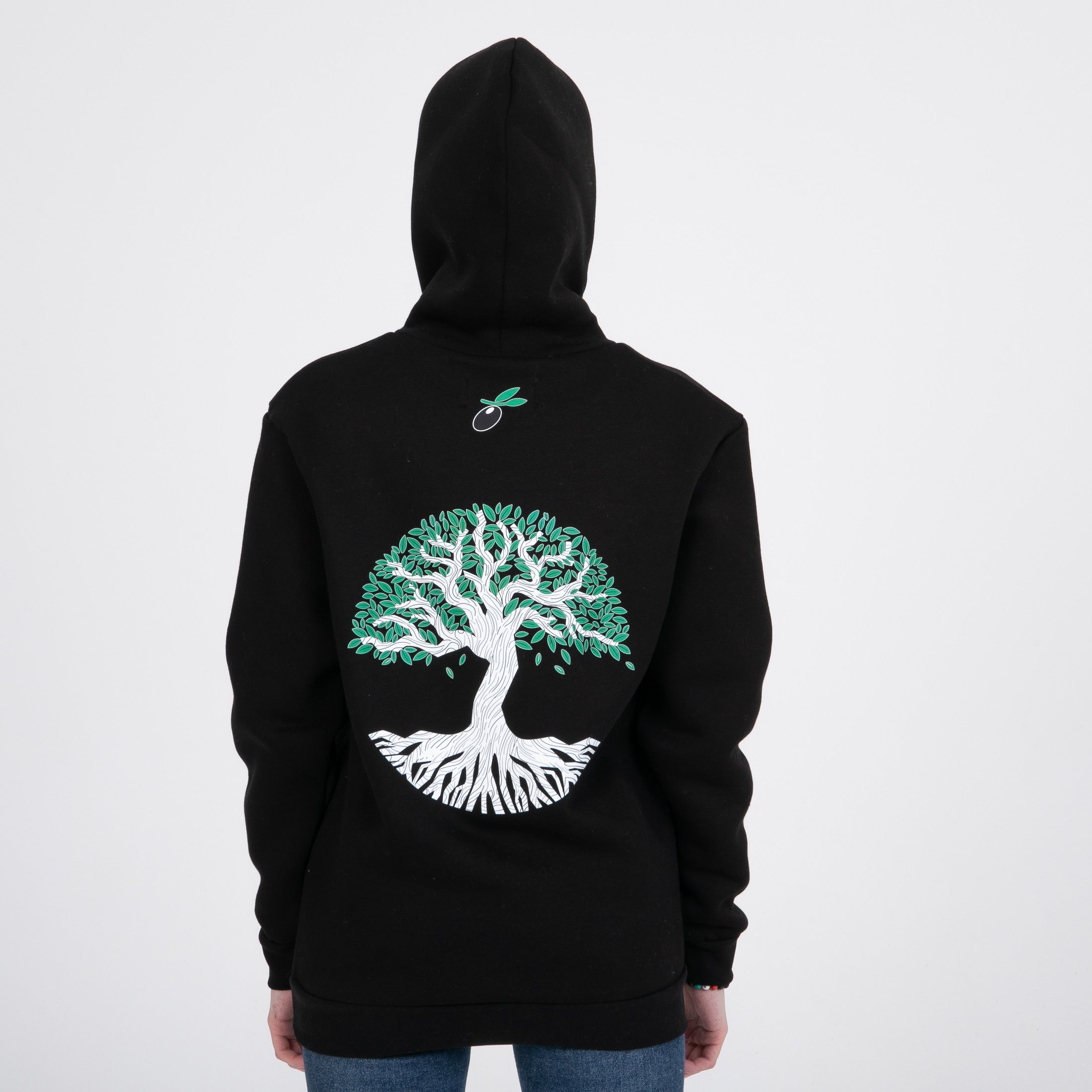 Palestinian Olive Tree Heritage Oversize Hoodie - Spirit of Gaza