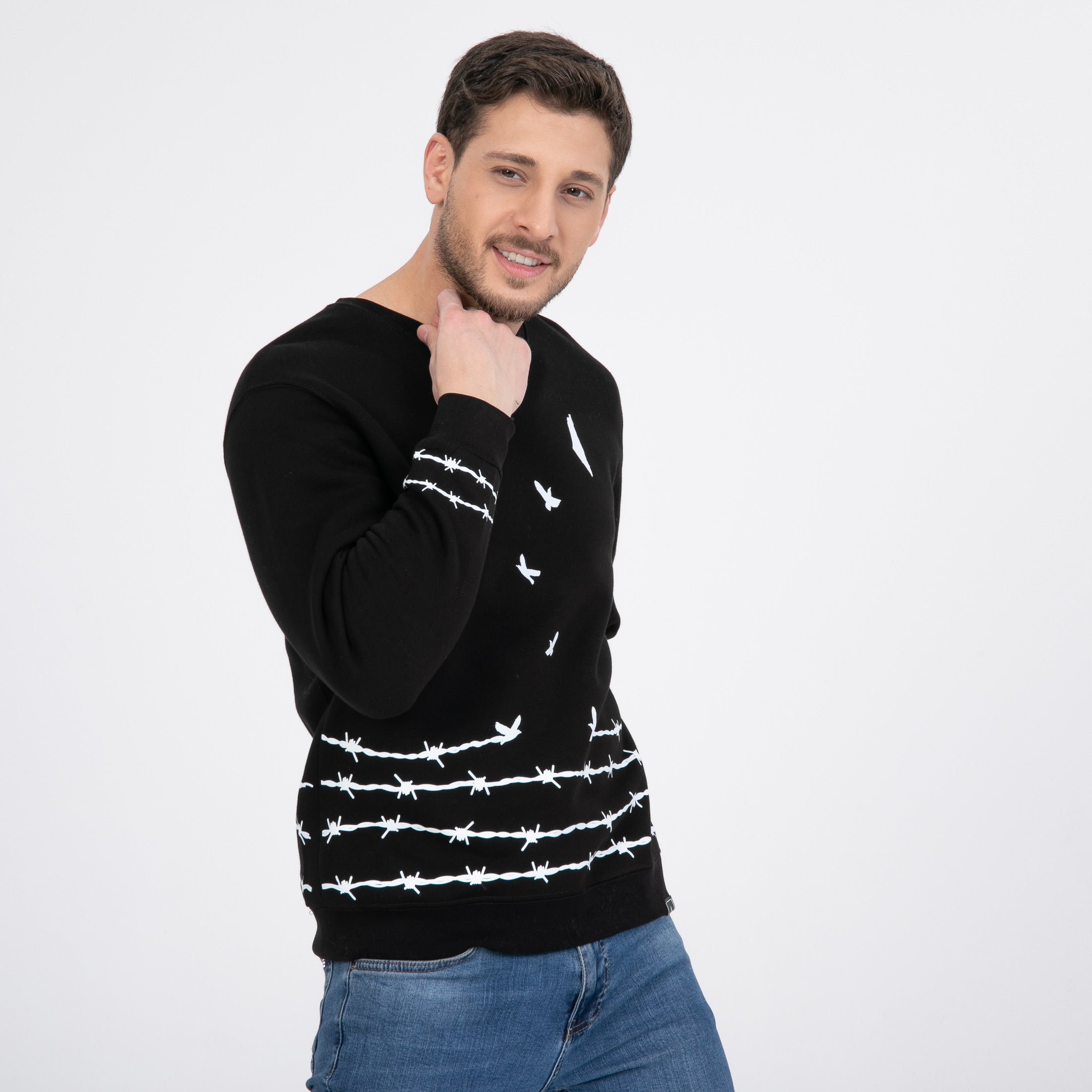 Freedom Flight Sweatshirt – Palestinian Dove Oversize Unisex