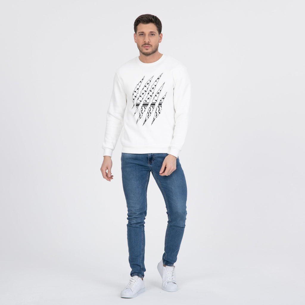 Palestinian Claw Marks Organic Cotton Sweatshirt