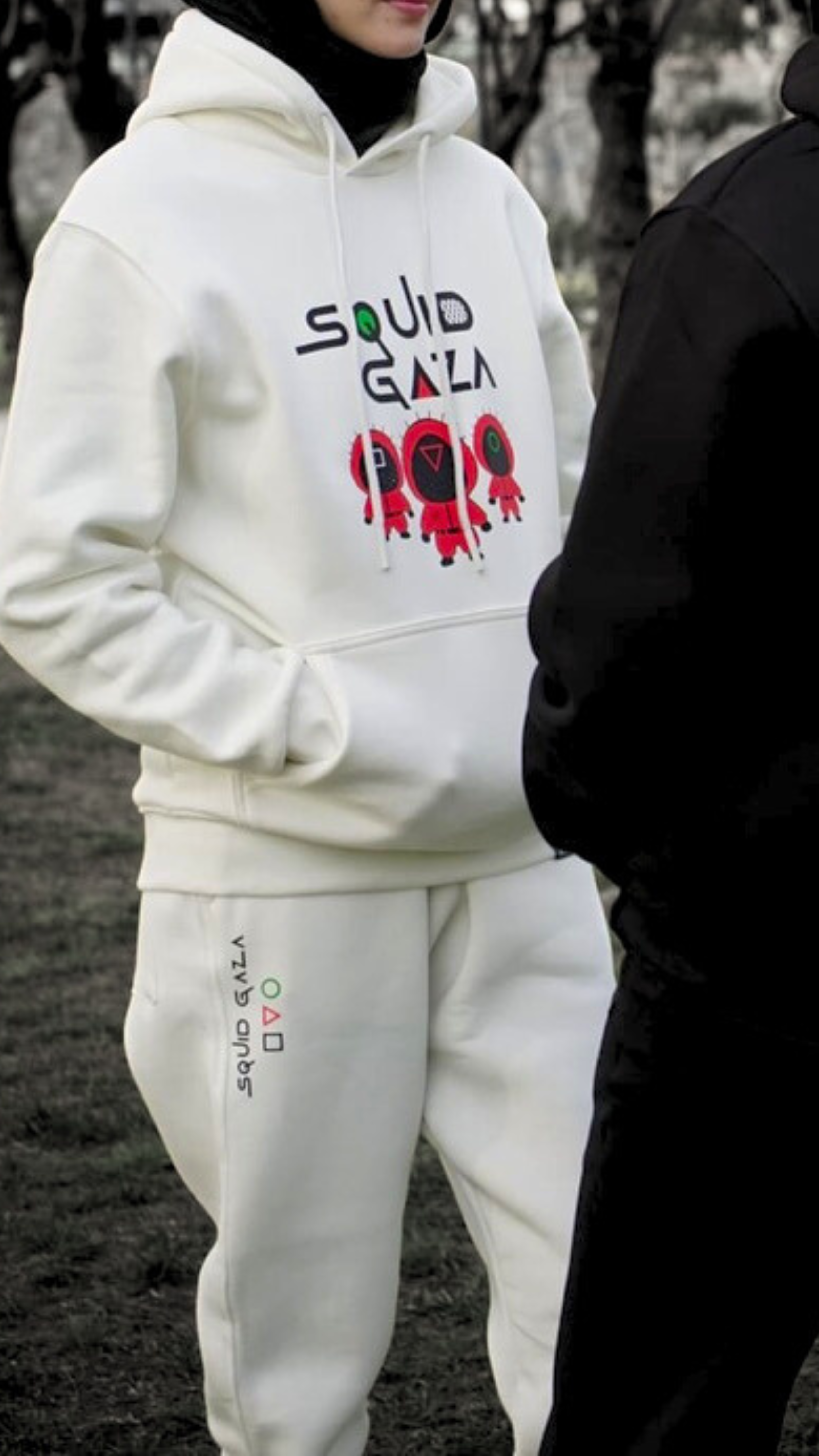 GAZA SQUAD Oversize Hoodie - Palestinian Unity Streetwear | Unisex