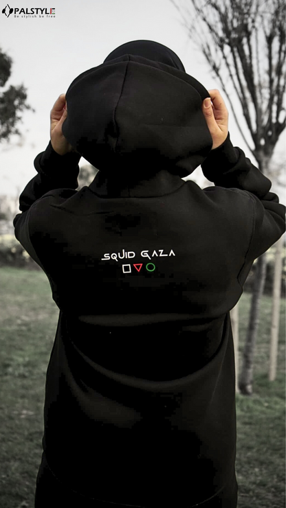 GAZA SQUAD Oversize Hoodie - Palestinian Unity Streetwear | Unisex