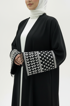 Black Abaya – Close Up Cuffs