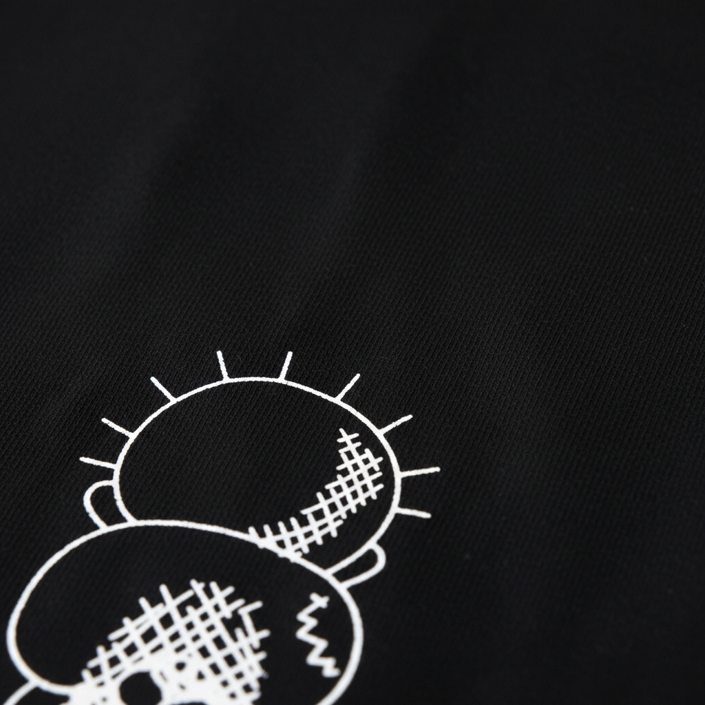 Black Fabric Texture Macro