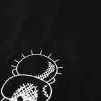 Black Fabric Texture Macro