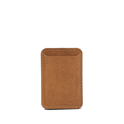 Full Grain Leather MagSafe Wallet Classic Holds Cards
