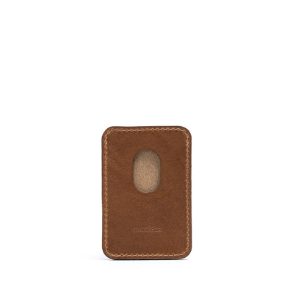 Full Grain Leather MagSafe Wallet Classic Holds Cards