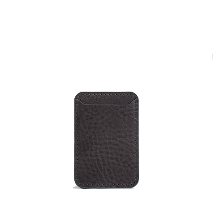 Full Grain Leather MagSafe Wallet Classic Holds Cards