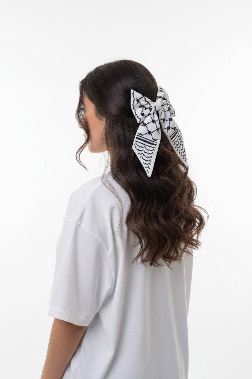 Keffiyeh Hair Clip – Oversized Tee Studio