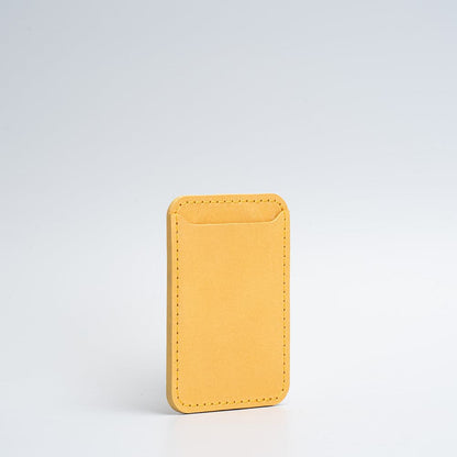 Full Grain Leather MagSafe Wallet Classic Holds Cards