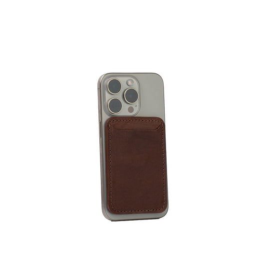 Full Grain Leather MagSafe Wallet Classic Holds Cards