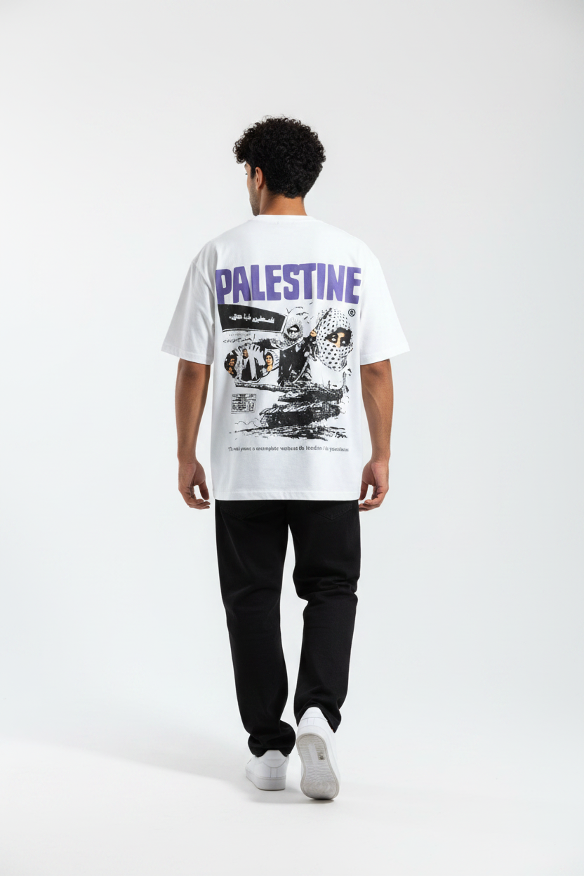 Male Back Palestine Tee